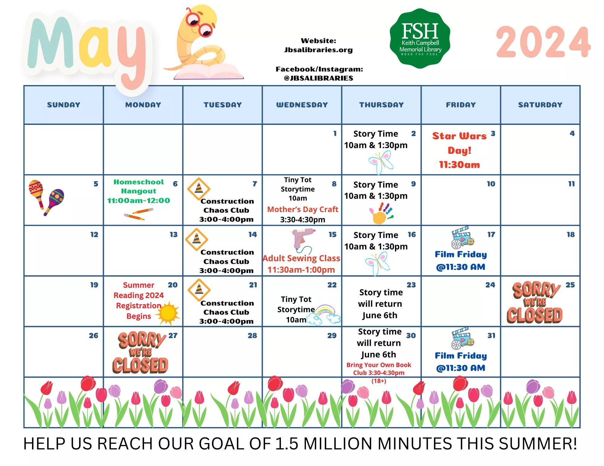 Keith Campbell Memorial Library Events Calendar Joint Base San