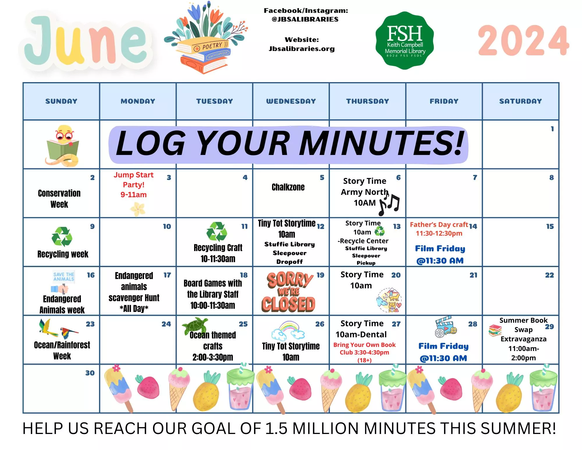 Keith Campbell Memorial Library Events Calendar Joint Base San