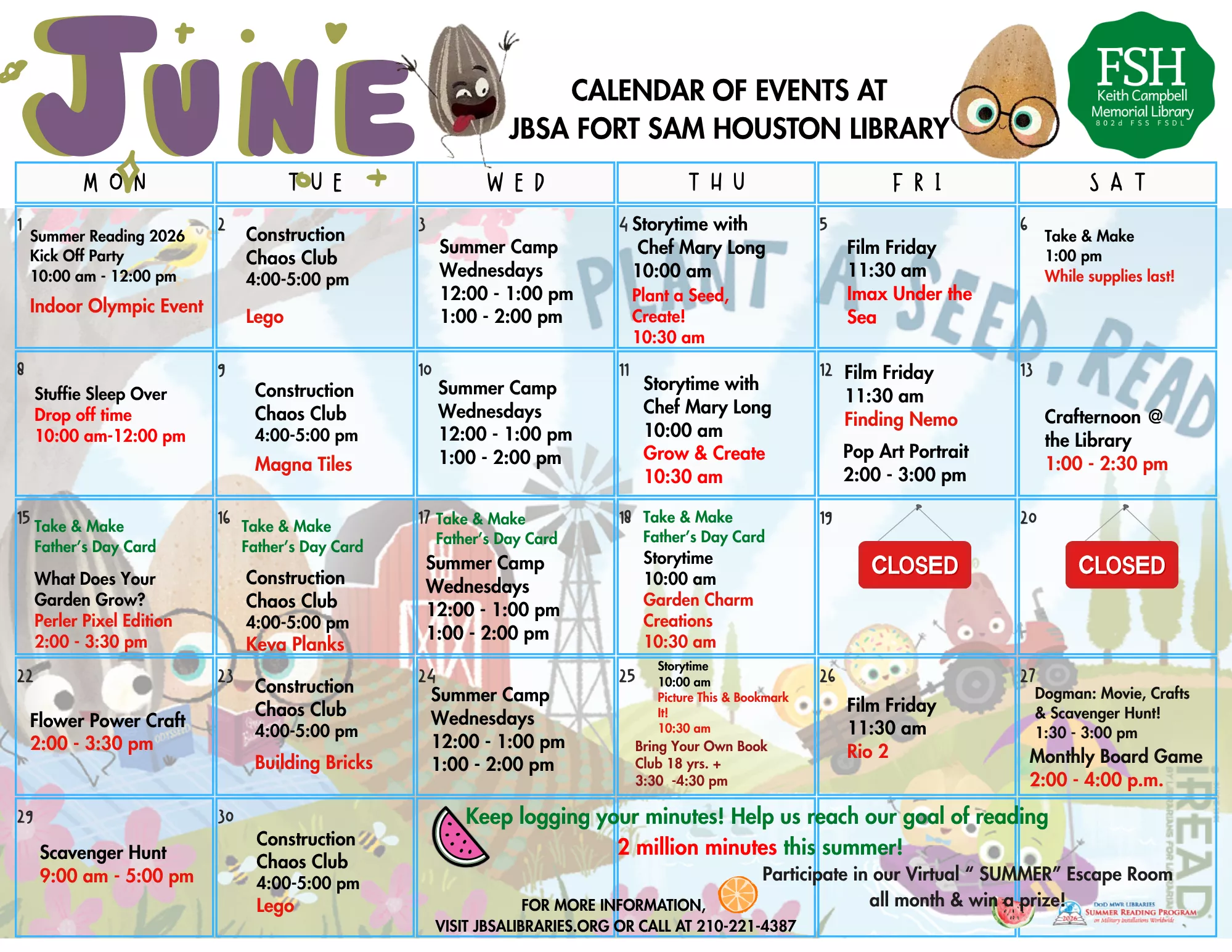 June Calendar