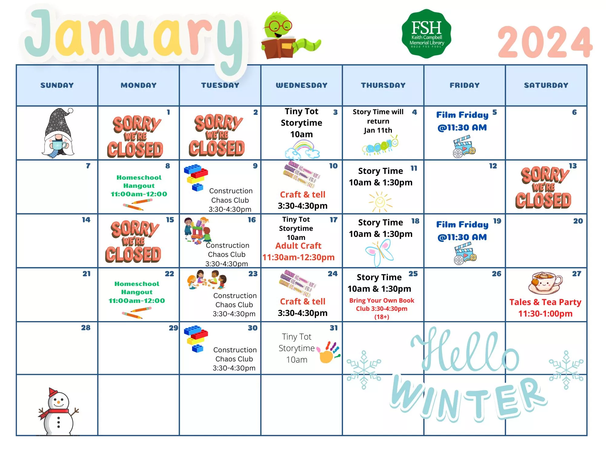 Keith Campbell Memorial Library Events Calendar Joint Base San